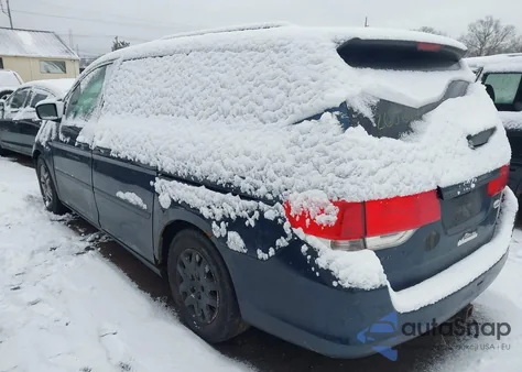 2009 Honda Odyssey Lx из США, поврежденный, VIN 5FNRL38239B028590